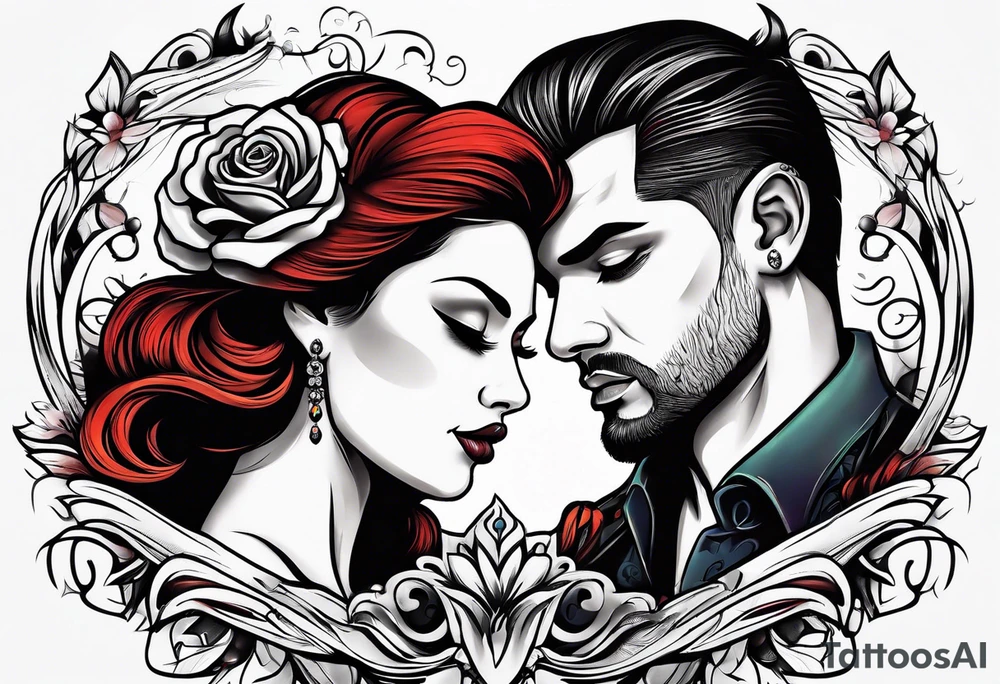 Husband and wife tattoo idea