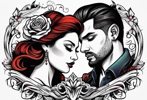Husband and wife tattoo idea
