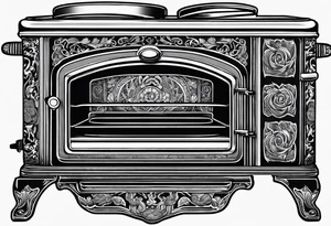 aga stove tattoo idea