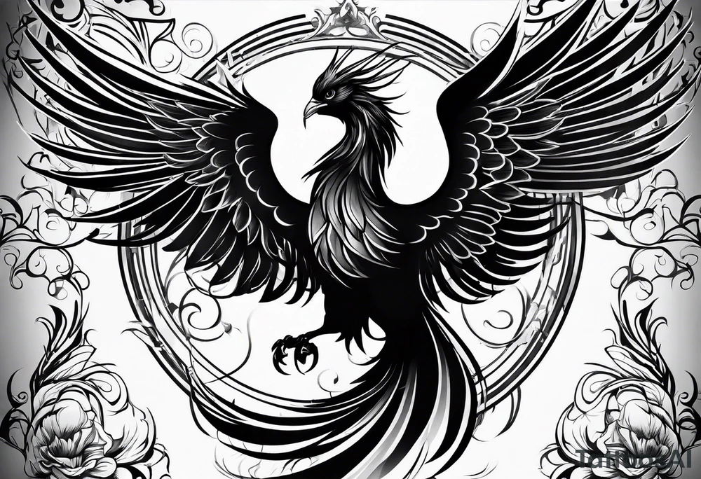 Phoenix tattoo idea
