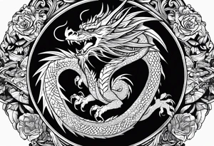 aztech dragon tattoo idea