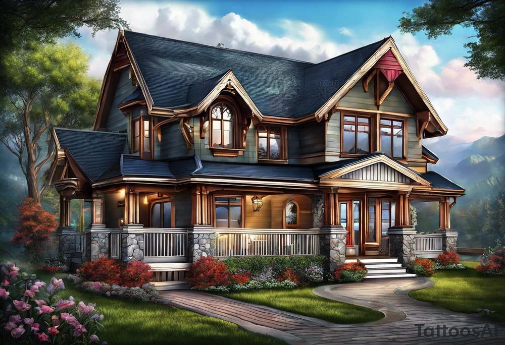 House tattoo idea