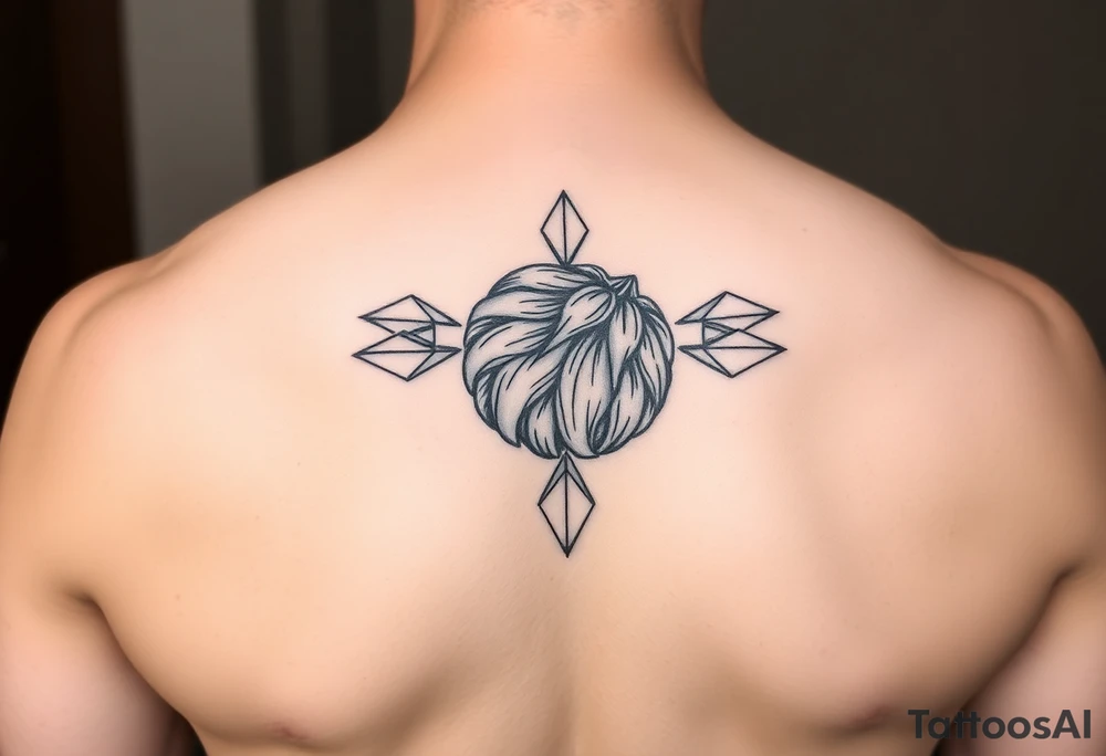 Opened walnut tattoo idea