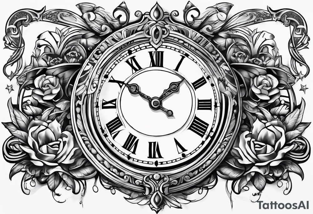 Time is money tattoo idea