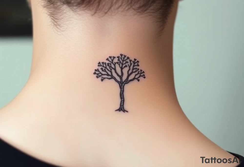 Sycamore tree tattoo idea