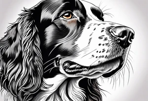 A springer spaniel tattoo idea