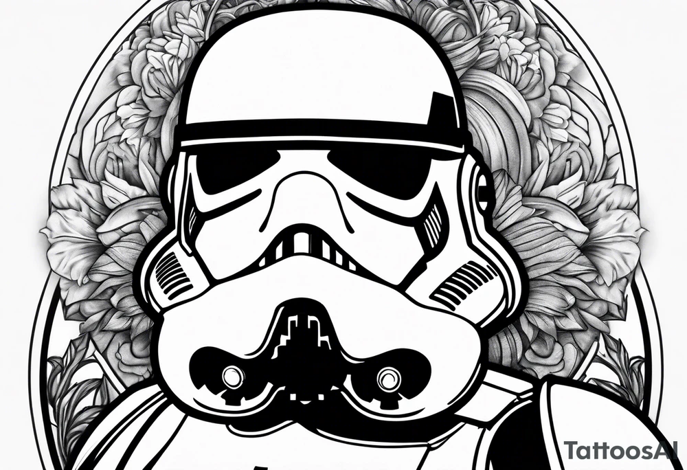 Registered nurse storm trooper tattoo idea