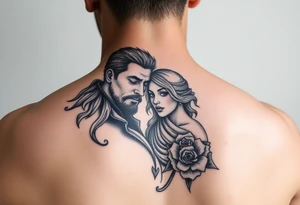 Husband and wife being one powerful tattoo idea