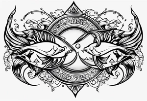 masculine pisces friendship tattoo idea tattoo idea
