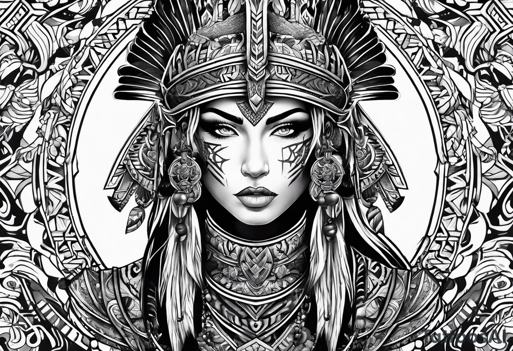 Warrior tattoo idea