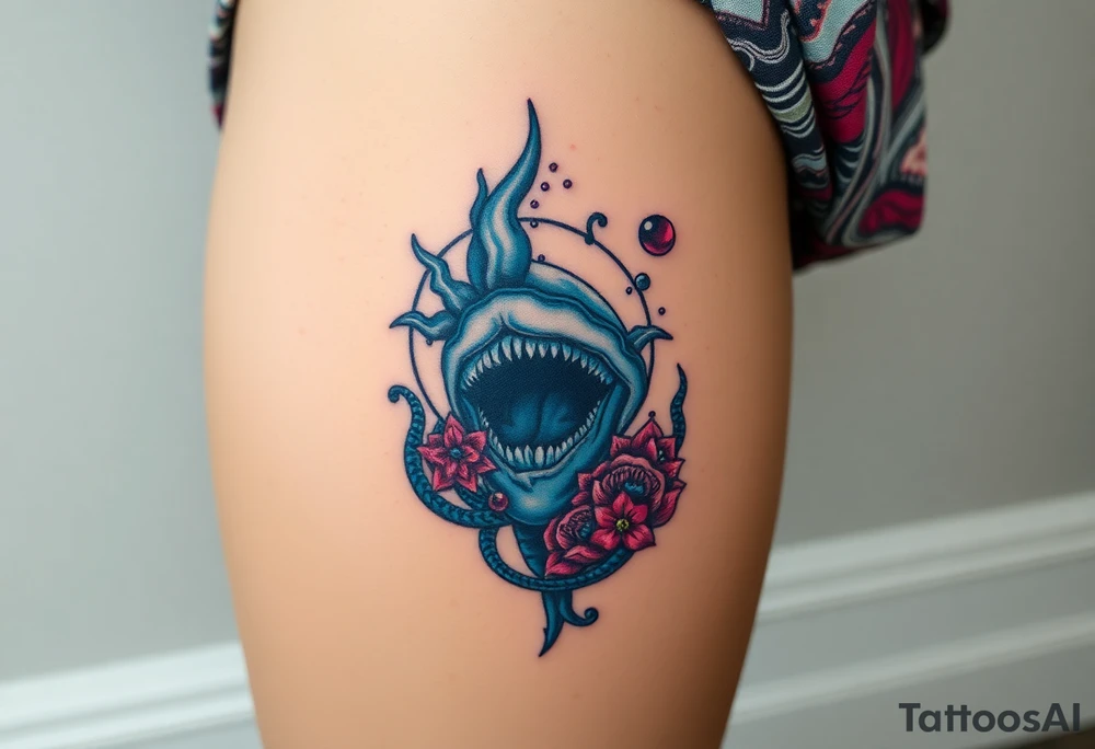 Scary deep sea tattoo idea