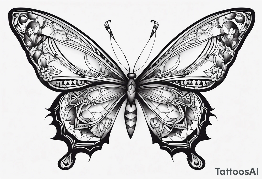 Borboleta tattoo idea