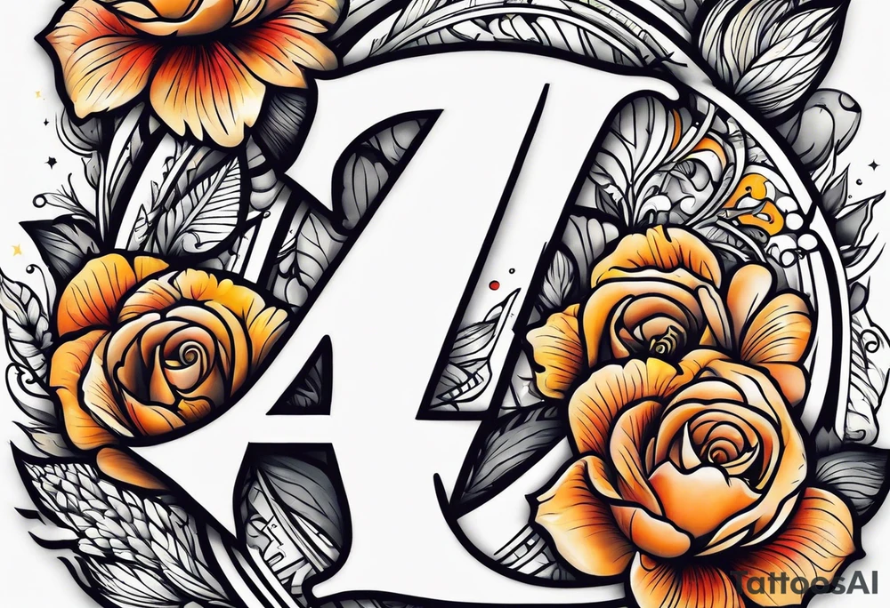 A secret alphabet tattoo idea