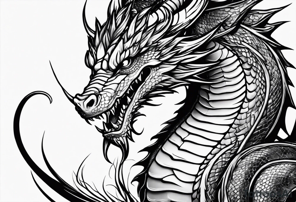 Dragon tattoo idea