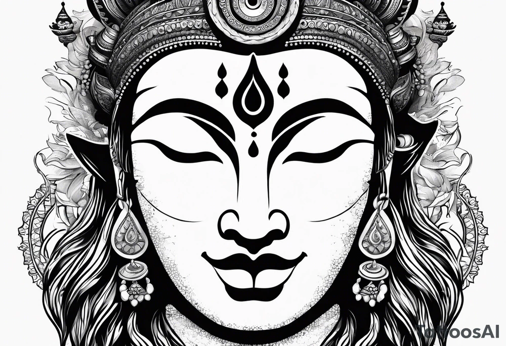 Lord shiva around with  karma , always positive, nothing deep , spiritual Sanskrit words tattoo idea