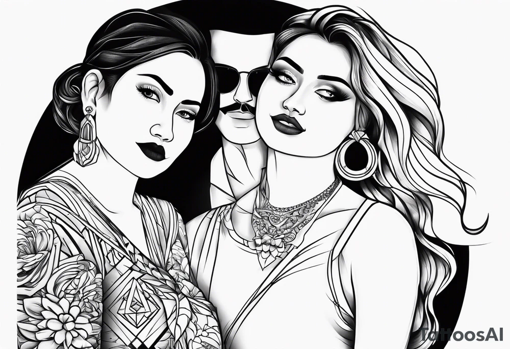 Tattoo about my mom and dad and sister tattoo idea