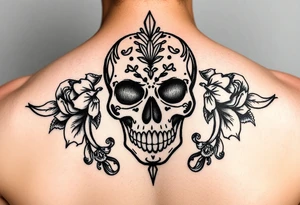 mexican sugar skull tattoo idea