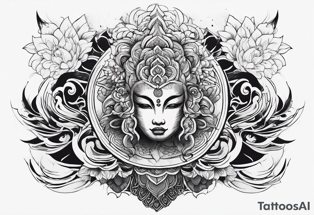 Reincarnation long forearm tattoo tattoo idea