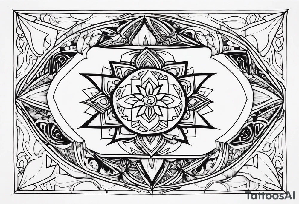 bold simple reserved tattoo idea
