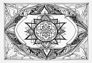 bold simple reserved tattoo idea