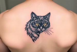 Black Cat tattoo idea