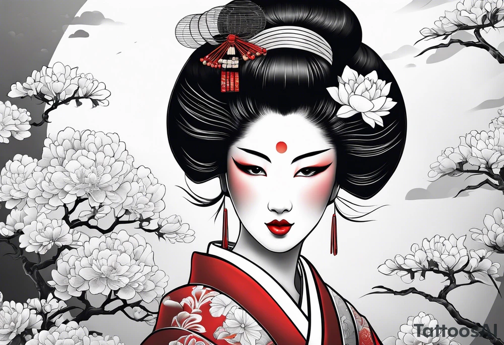 Geisha tattoo idea