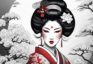 Geisha tattoo idea