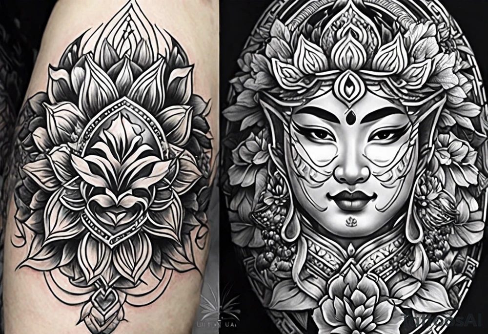 Vietnamese traditional tattoo idea
