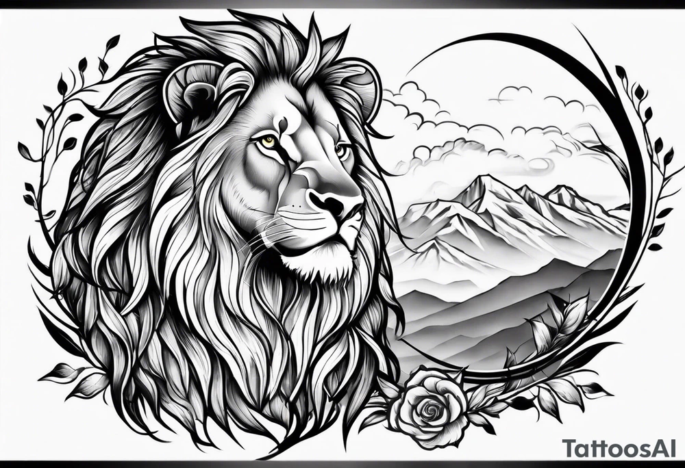 Lion tattoo idea