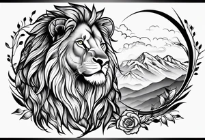 Lion tattoo idea