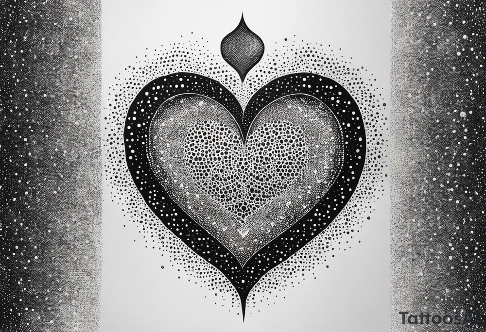 Coeur brisé à l'infini tattoo idea