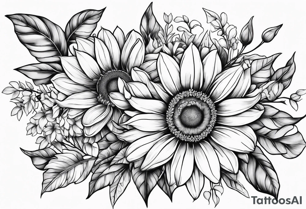 sun
sun
flowers
fine line
gentle
thin lines tattoo idea