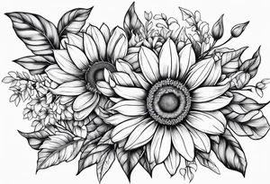 sun
sun
flowers
fine line
gentle
thin lines tattoo idea