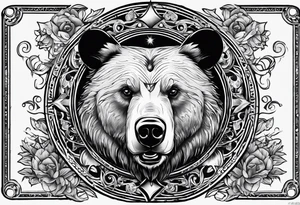 The fool tarot as a bear tattoo idea