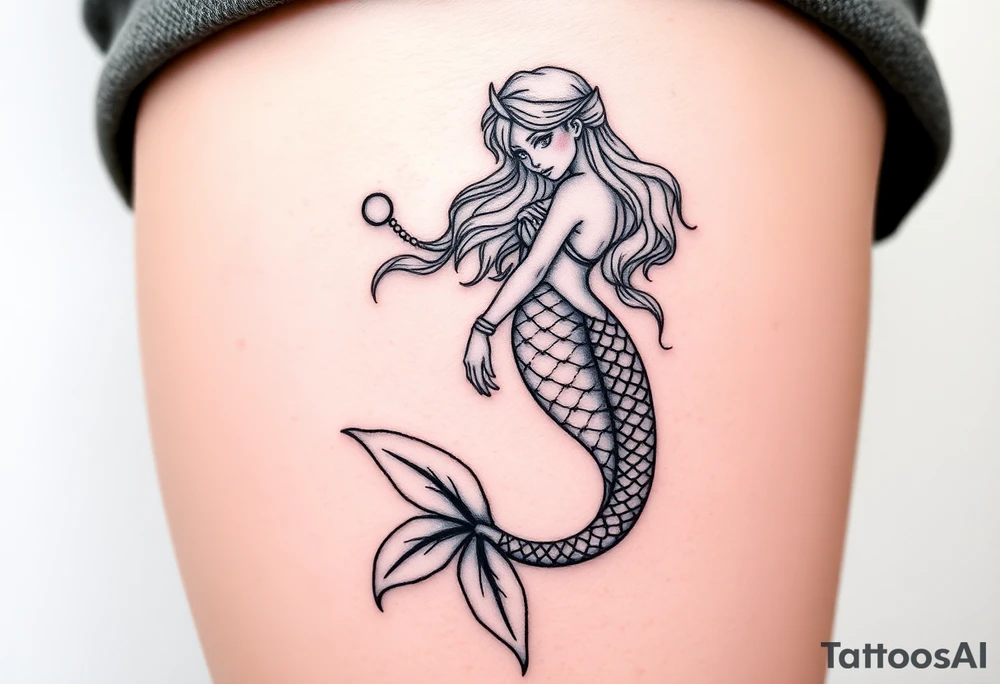mermaid tattoo tattoo idea