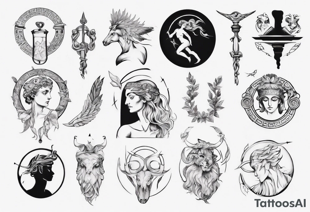 greek mythology tattoo idea