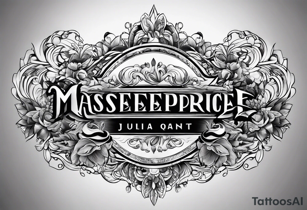 Julia and Anton 
Names tattoo idea