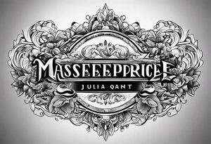 Julia and Anton 
Names tattoo idea
