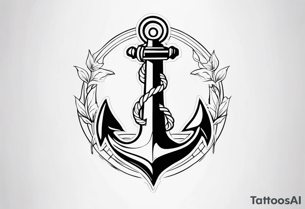 anchor tattoo idea