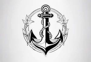 anchor tattoo idea
