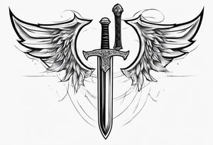 warrior sword chest tattoo tattoo idea