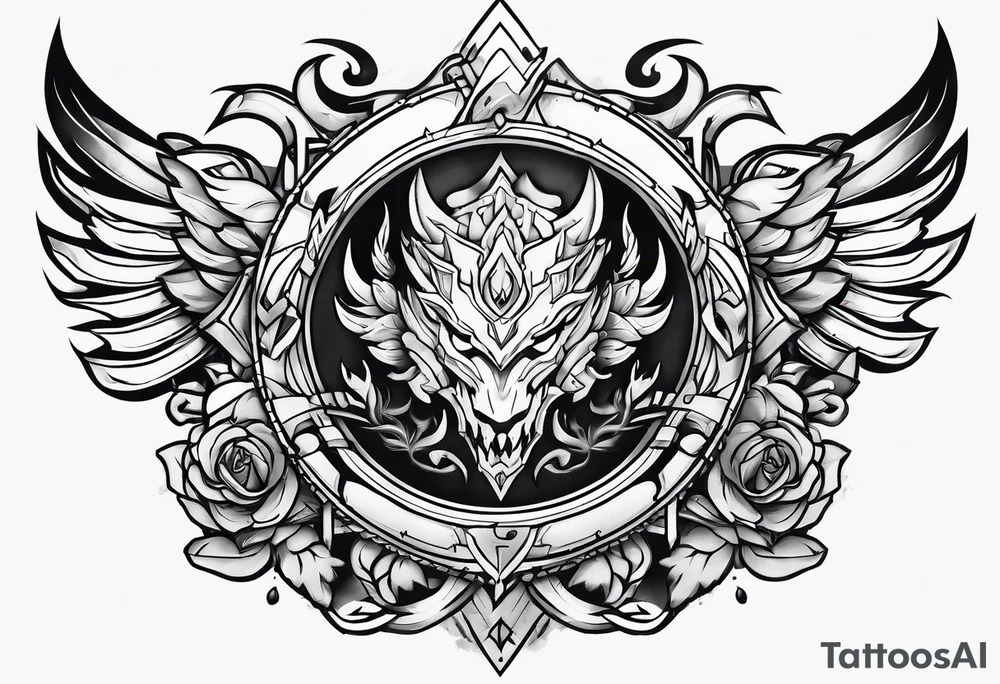 overwatch ramattra tattoo idea