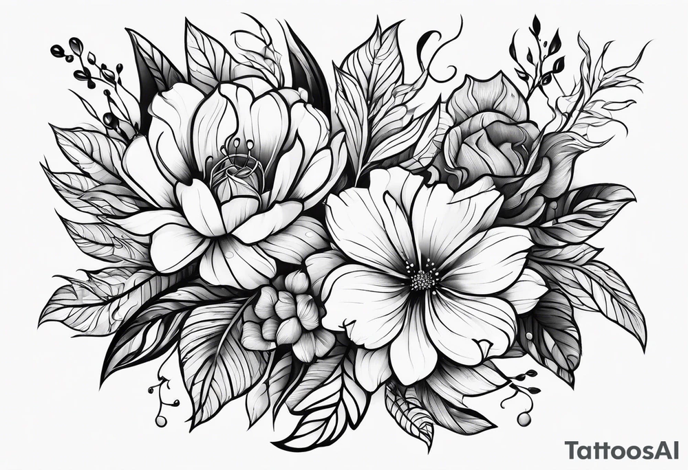 Crispy sharp lines tattoo idea