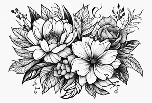 Crispy sharp lines tattoo idea
