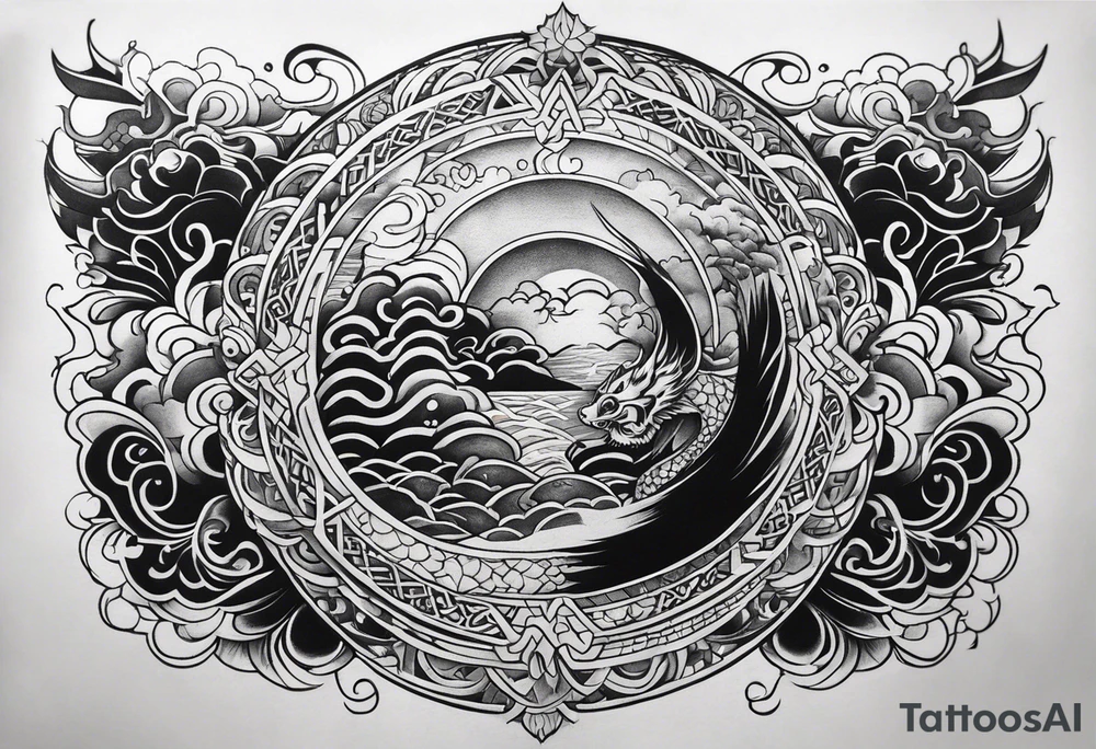 Reincarnation long forearm tattoo tattoo idea