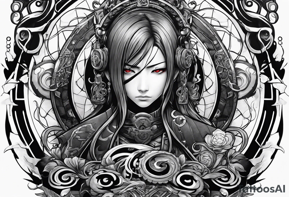 Itachi Uchia powering up tattoo idea