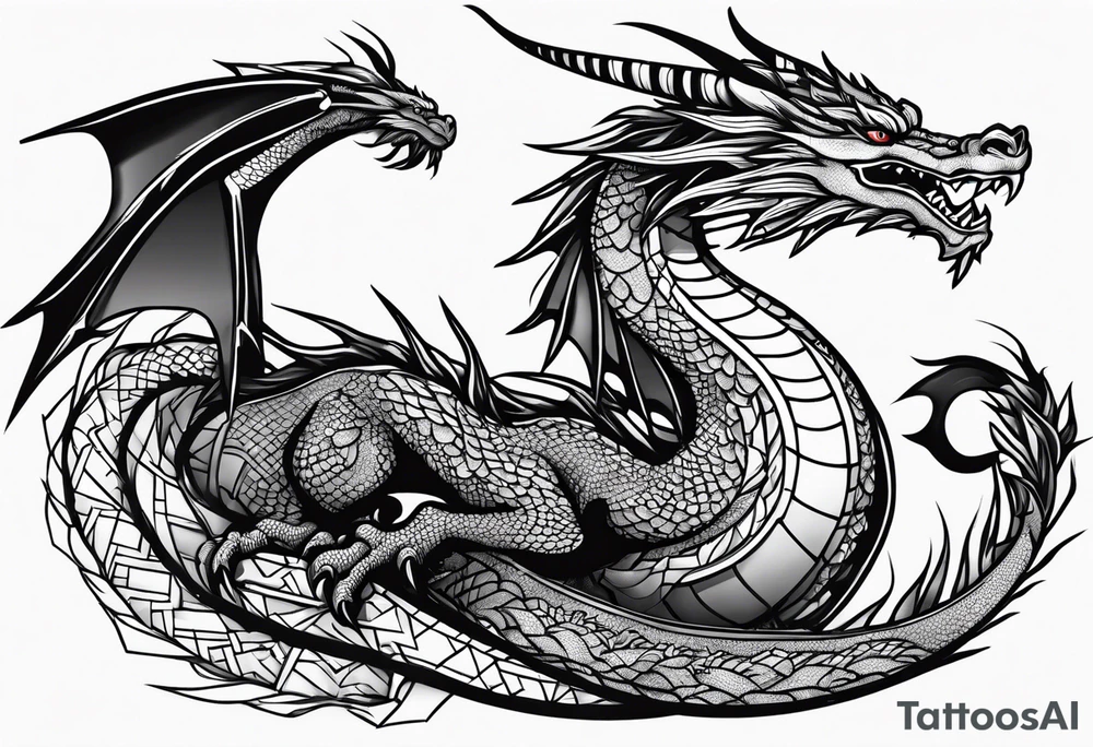 The dragon of Bosnia tattoo idea