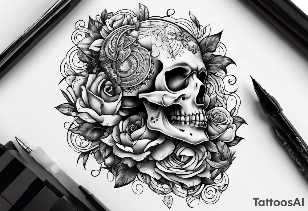 Jigsaw piece tattoo idea