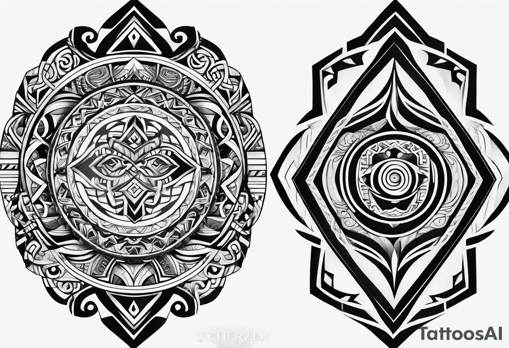 maori tribal tattoo idea