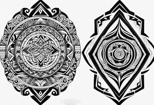 maori tribal tattoo idea
